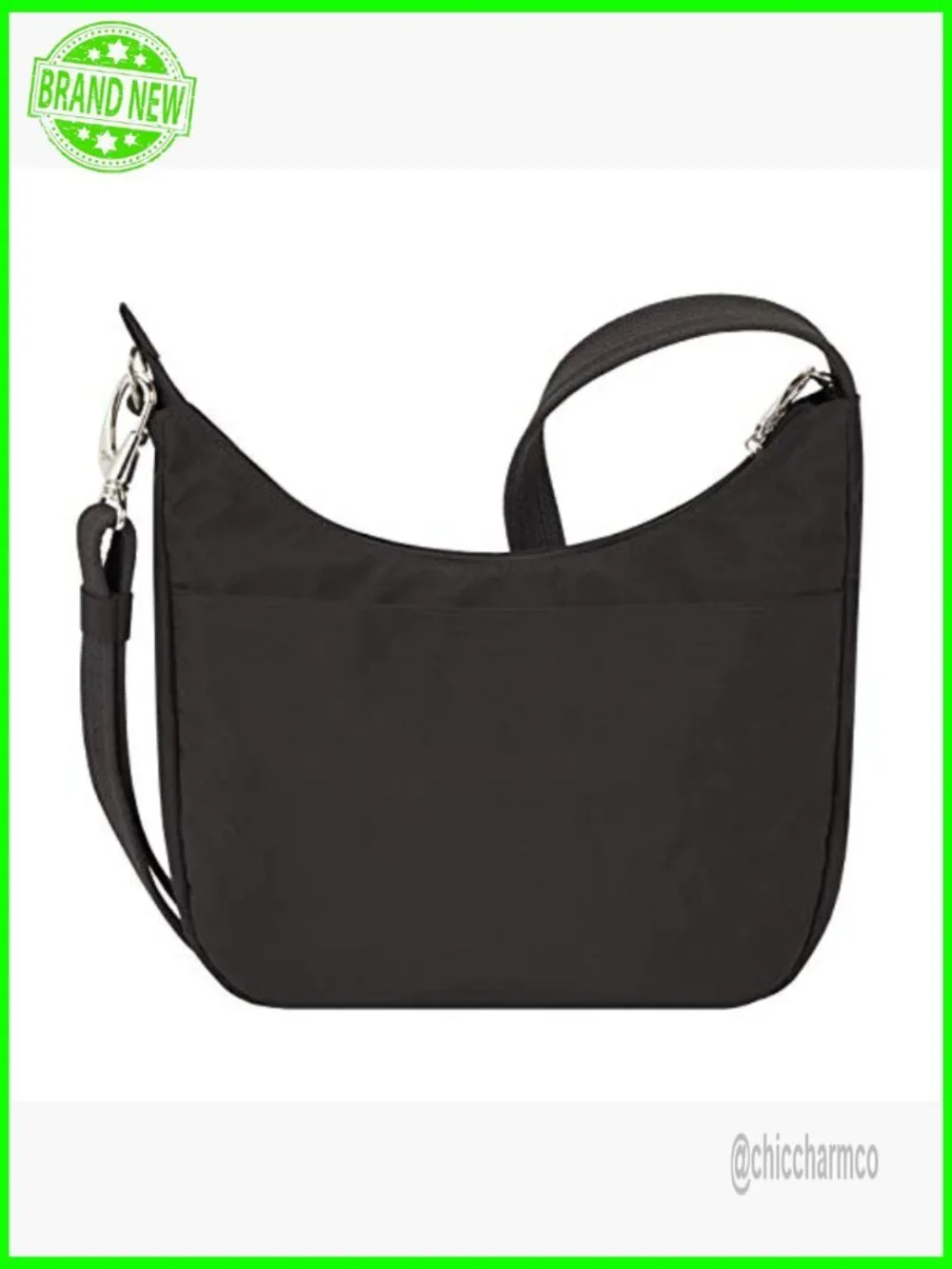 Anti-Theft Crossbody Hobo Bag with RFID Blocking Slash Resistant Nylon